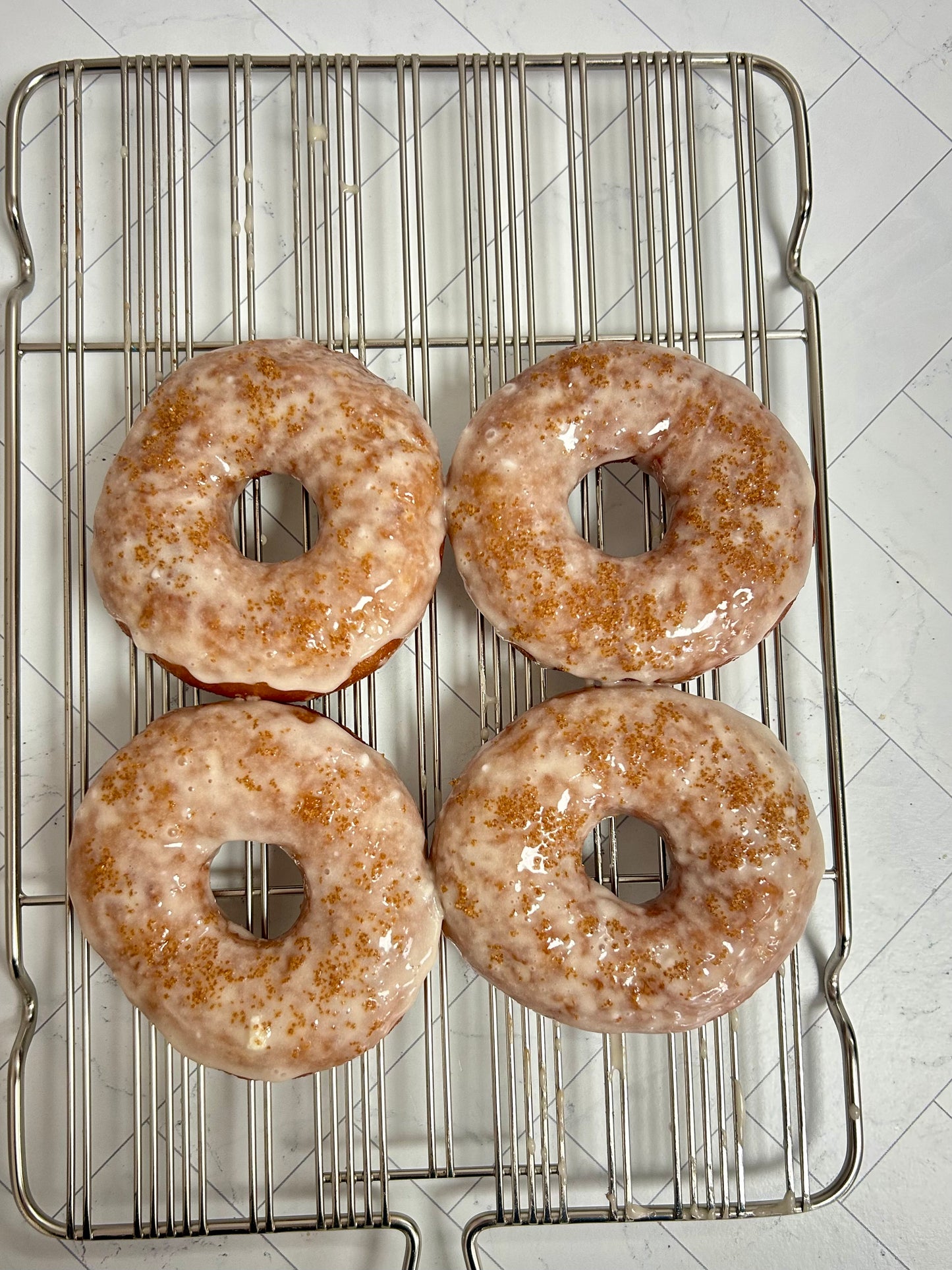 Apple Cider Cream Cheese Glazed Donut